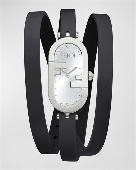 fendi selleria oval watch|fendi o'lock oval watch.